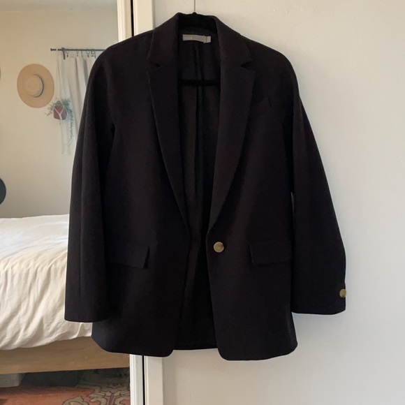 Vince women’s black blazer coat - Picture 9 of 10